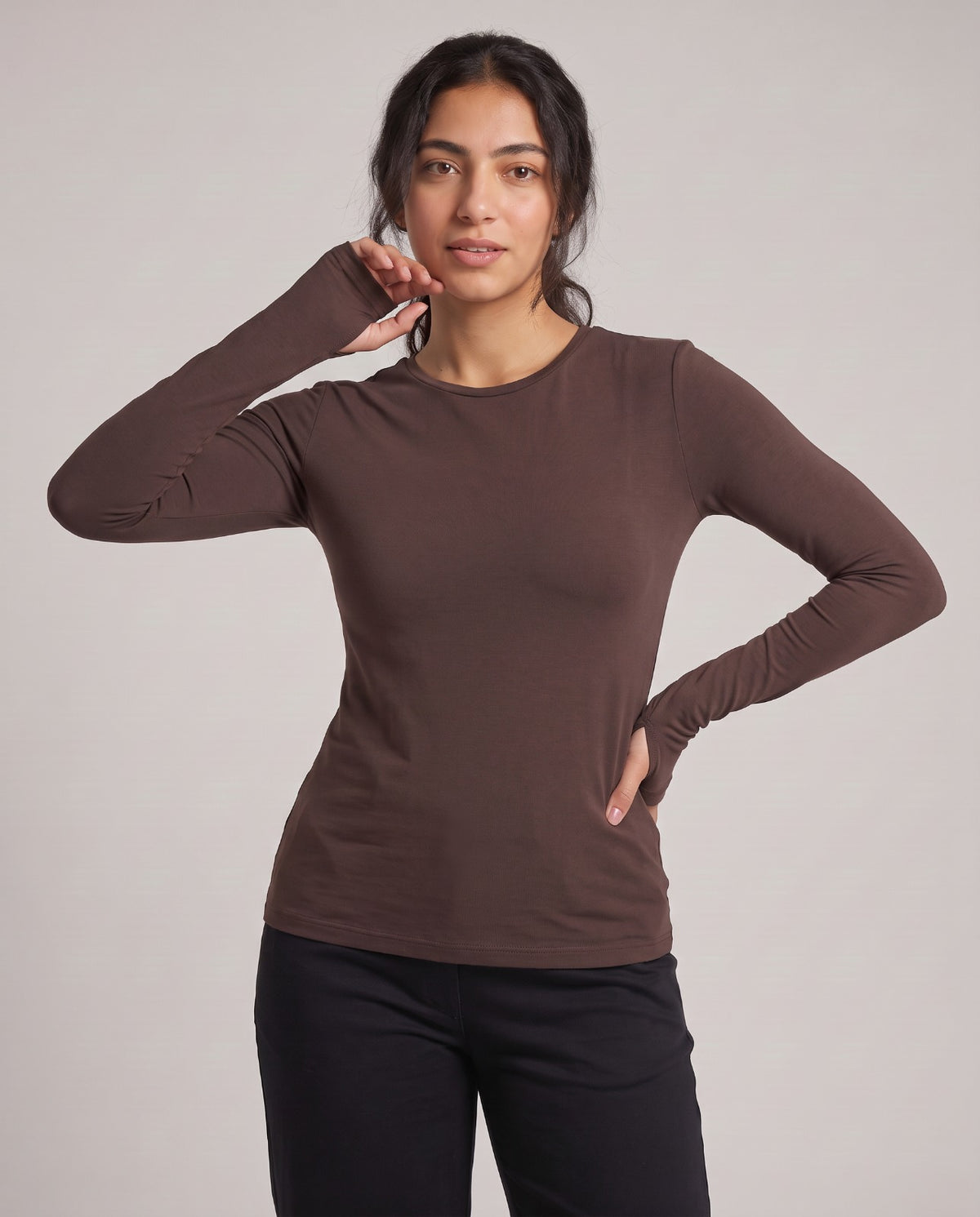 Soft Everyday Basic Long Sleeve Top