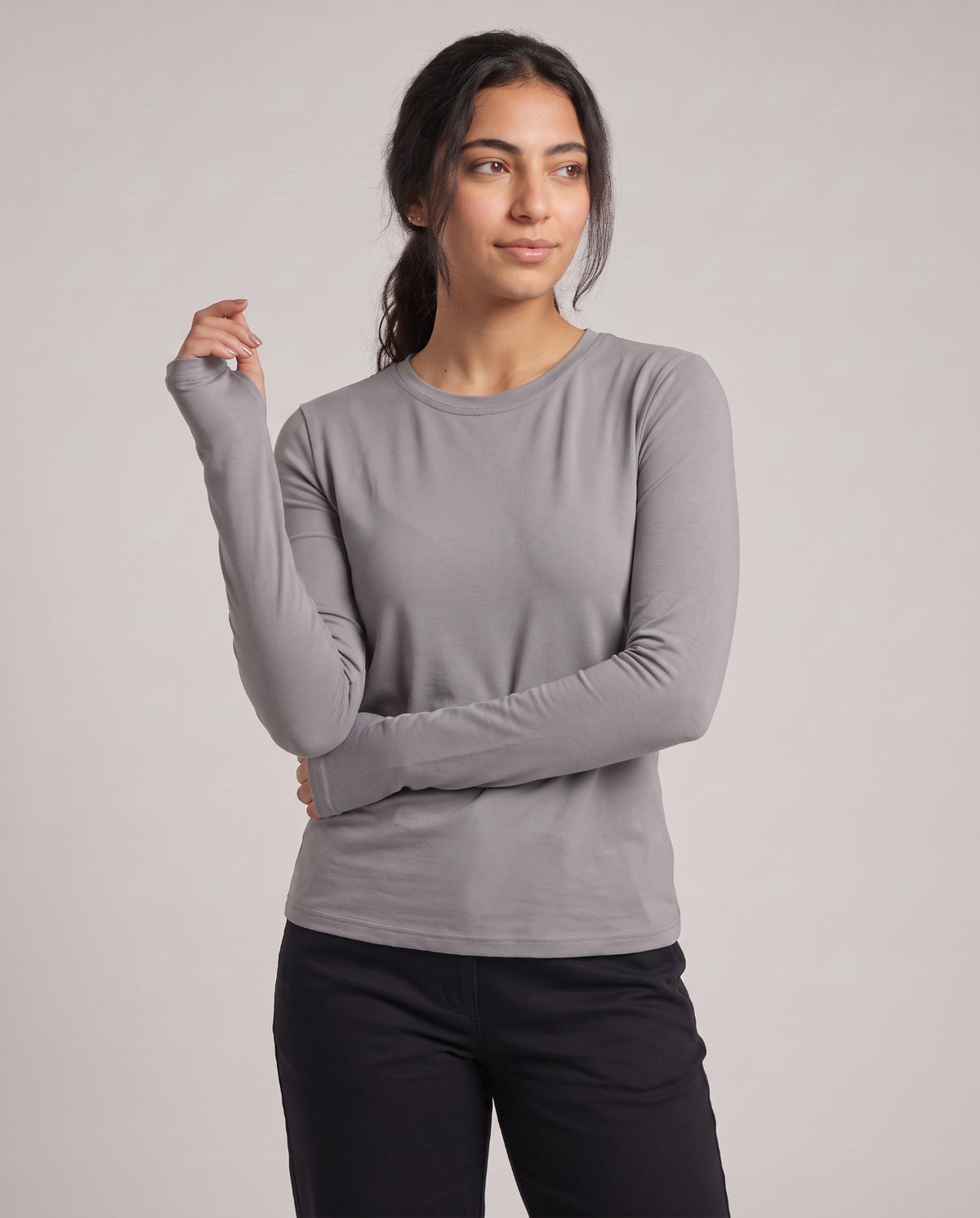 Soft Everyday Basic Long Sleeve Top