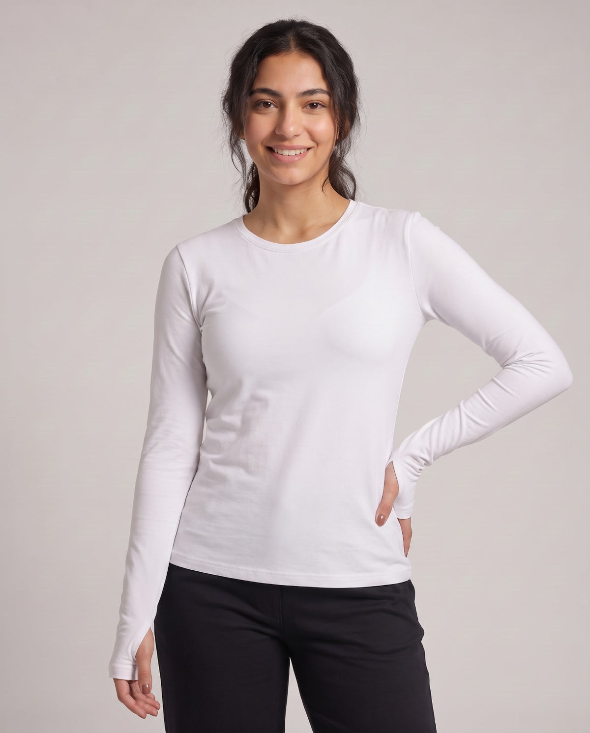 Soft Everyday Basic Long Sleeve Top