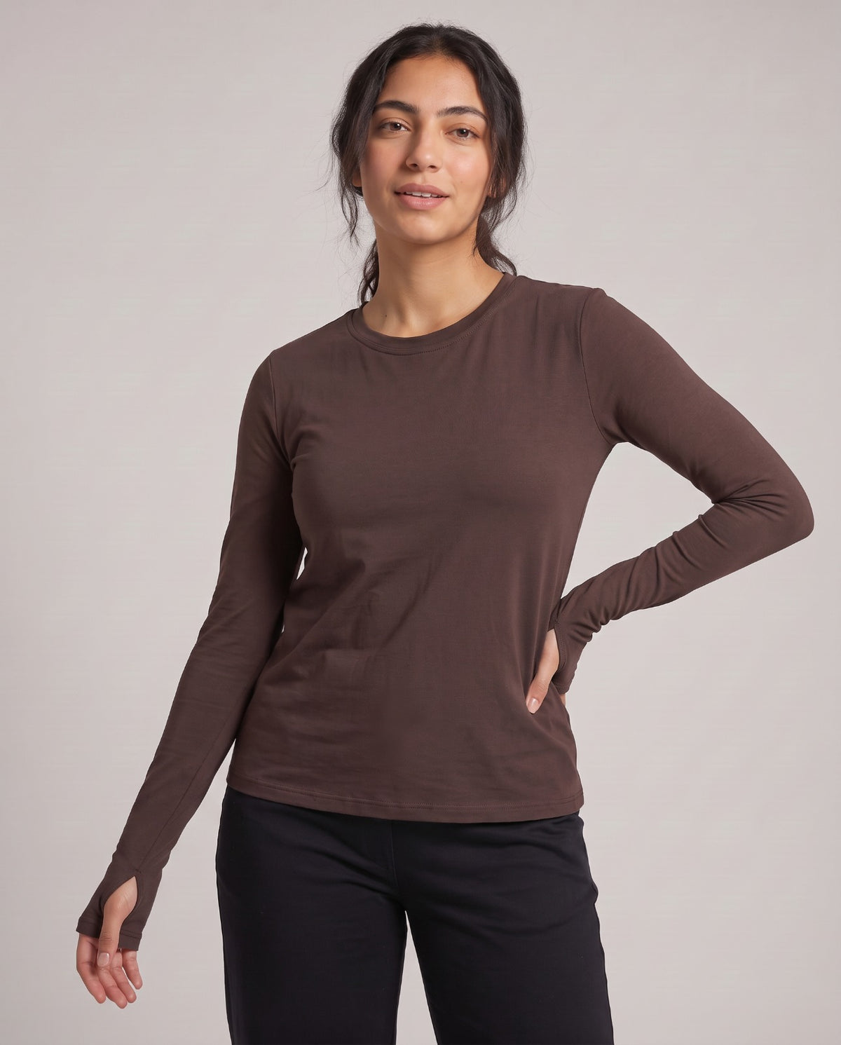 Soft Everyday Basic Long Sleeve Top