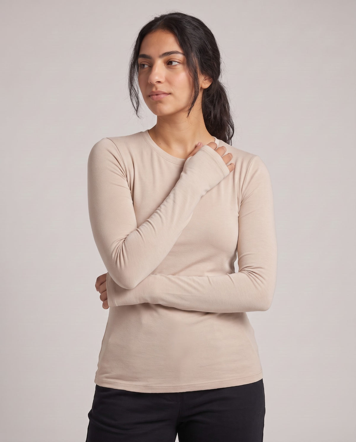 Soft Everyday Basic Long Sleeve Top
