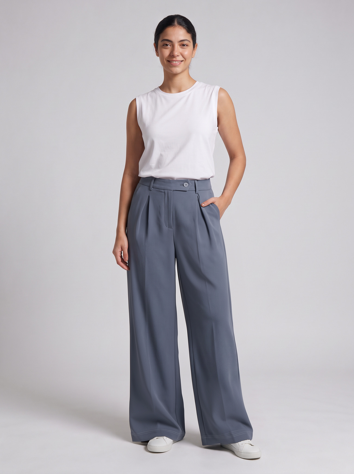 Classic Wide-Leg Trousers