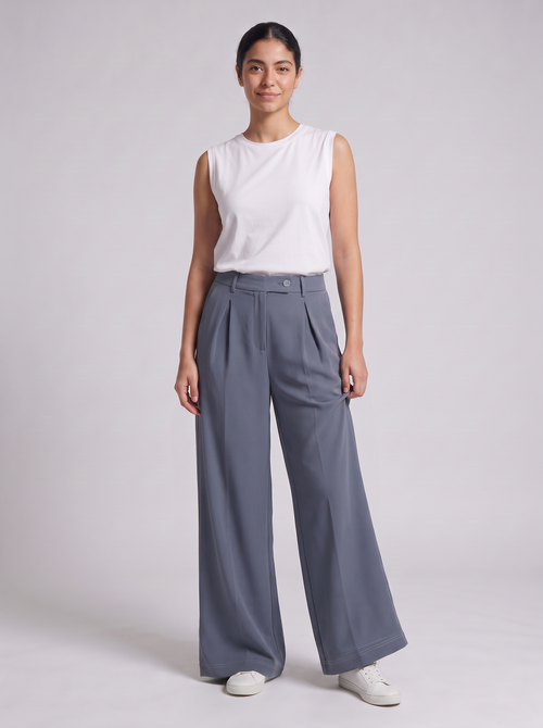 Classic Wide-Leg Trousers