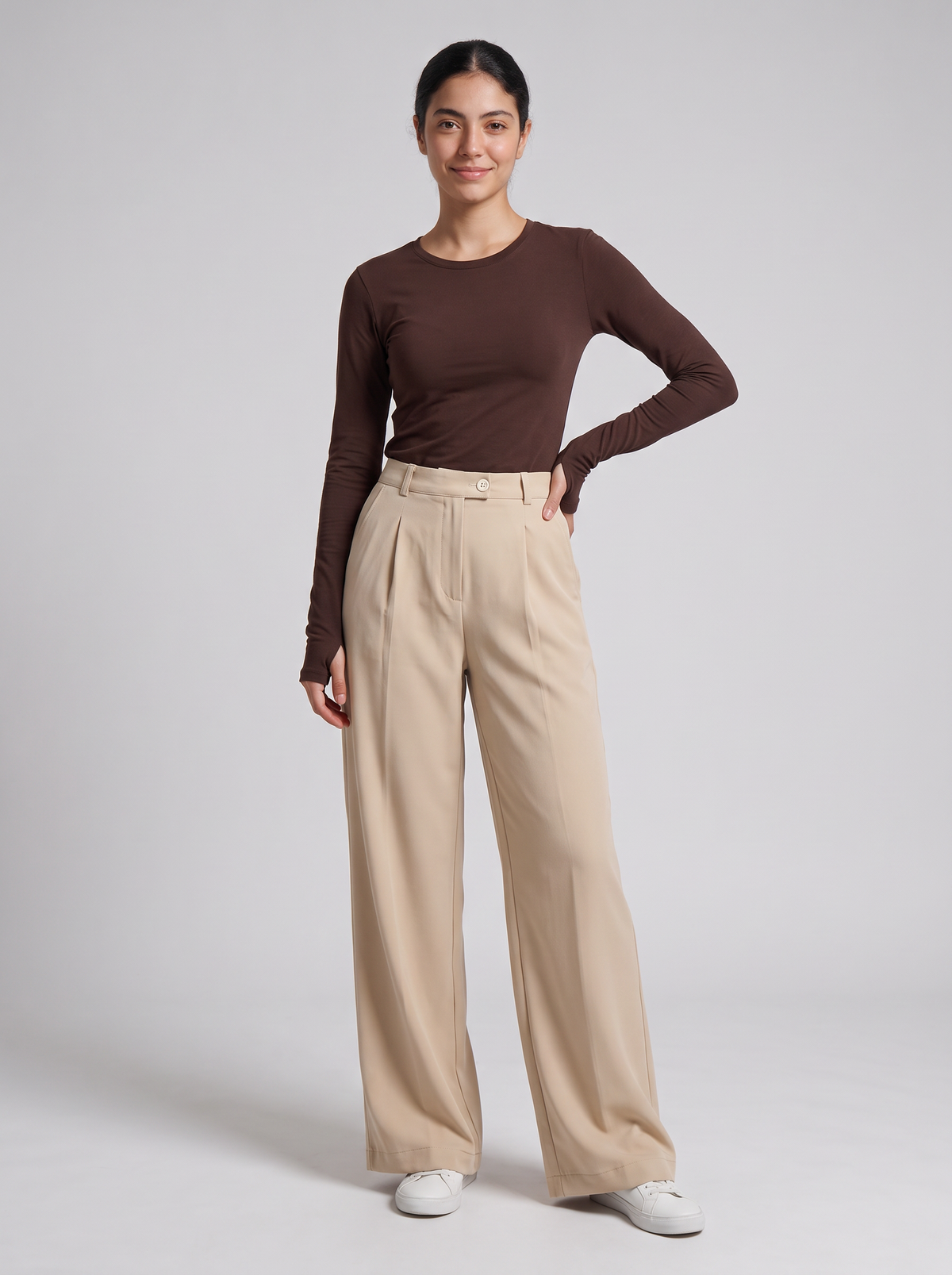 Classic Wide-Leg Trousers