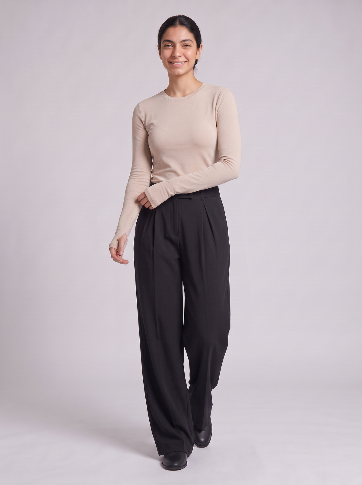 Classic Wide-Leg Trousers