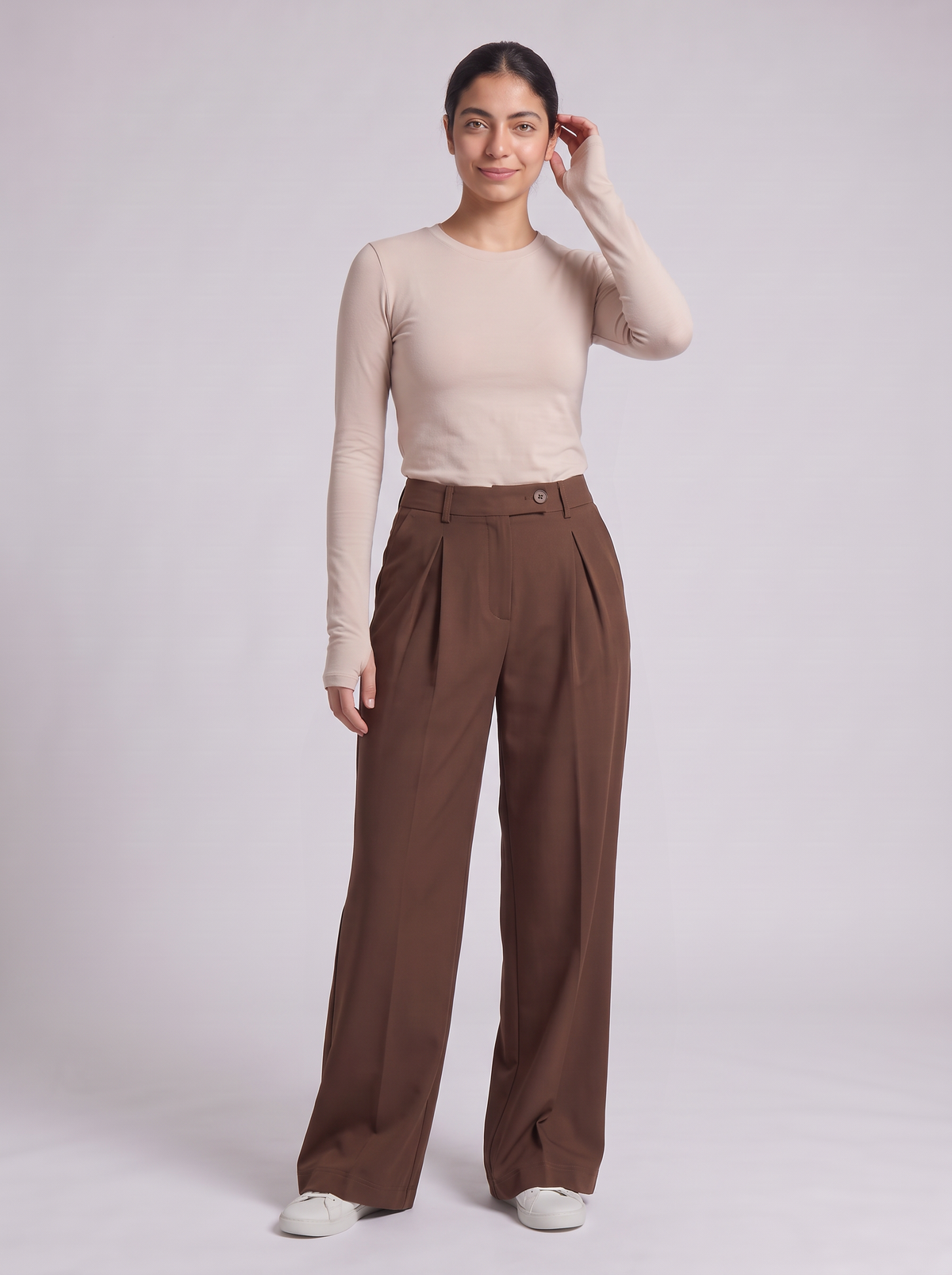 Classic Wide-Leg Trousers