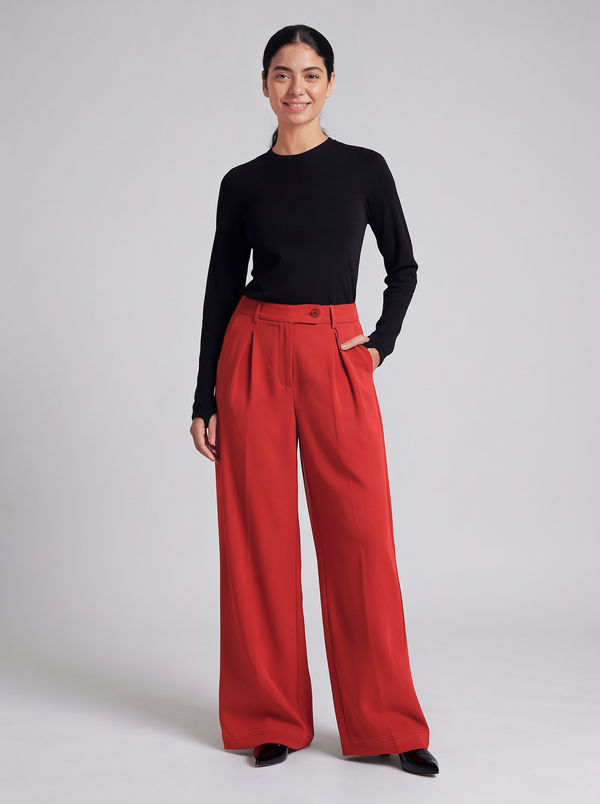 Classic Wide-Leg Trousers